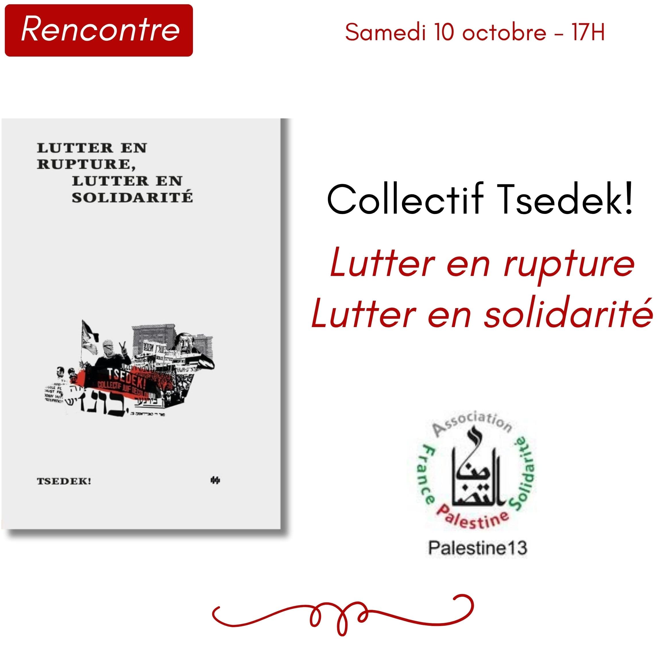 Collectif Tsedek! - Lutter en rupture, Lutter en solidarité
