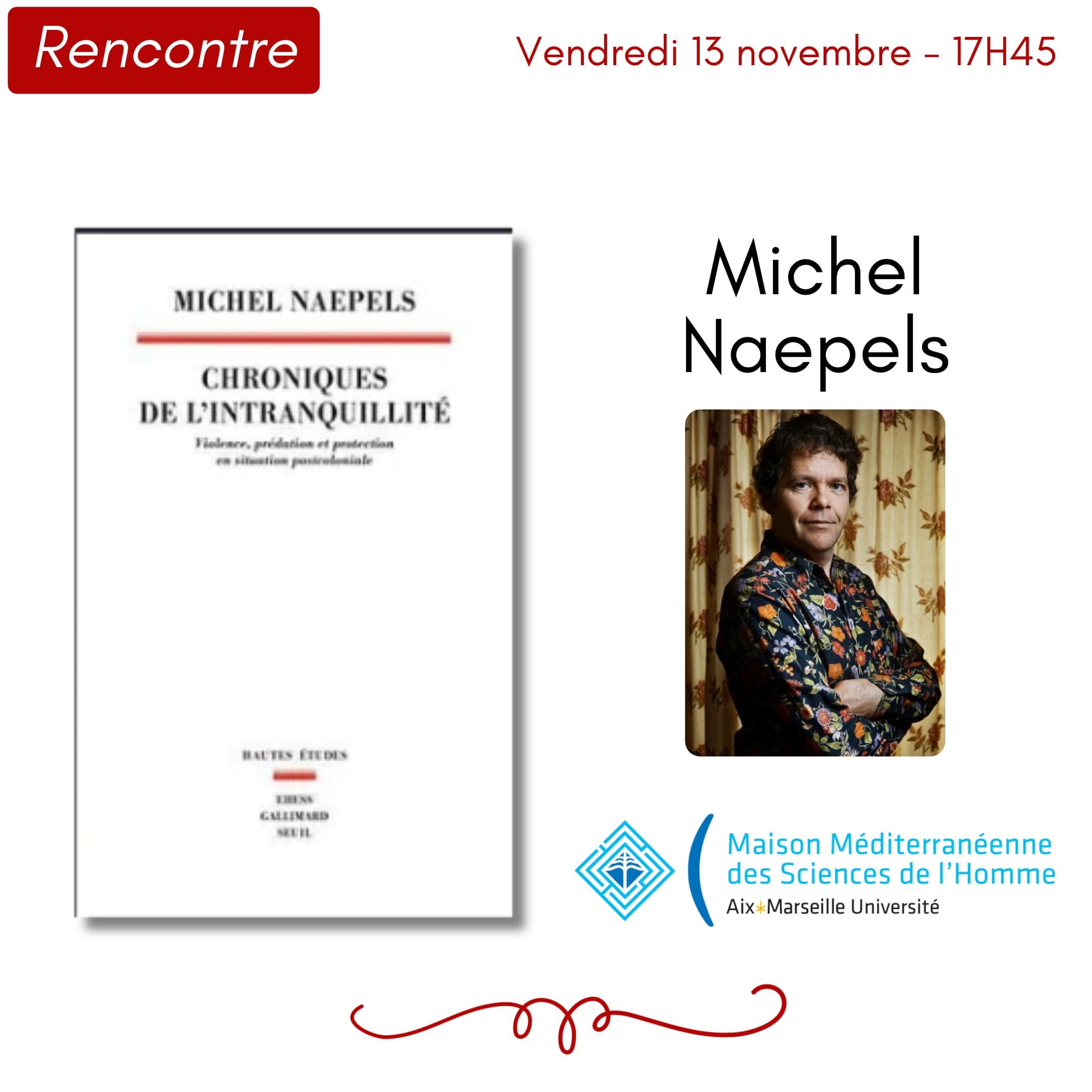 Michel Naepels - Chroniques de l'intranquilité