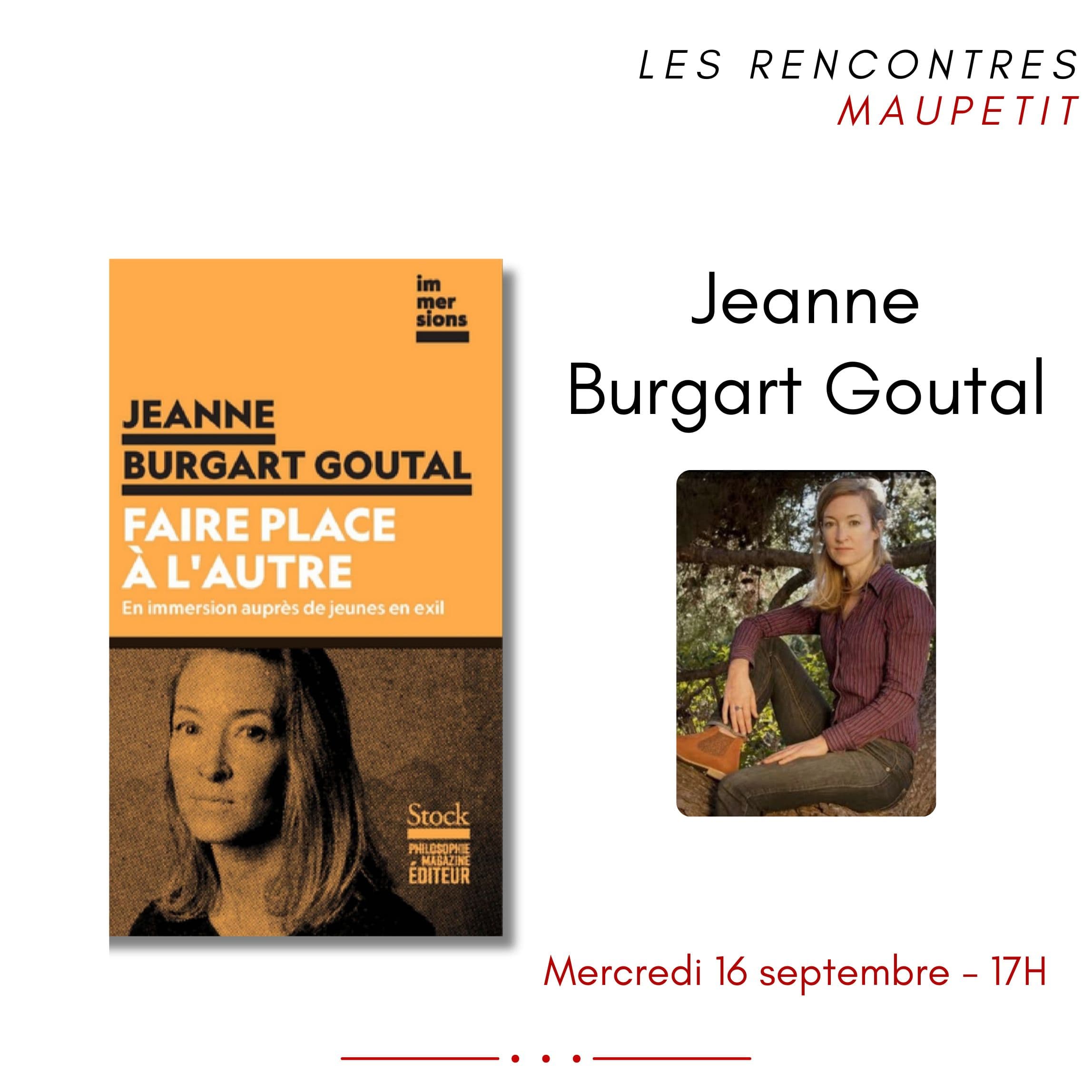 Jeanne Burgart Goutal - Faire place à l'autre : en immersion auprès de jeunes en exil